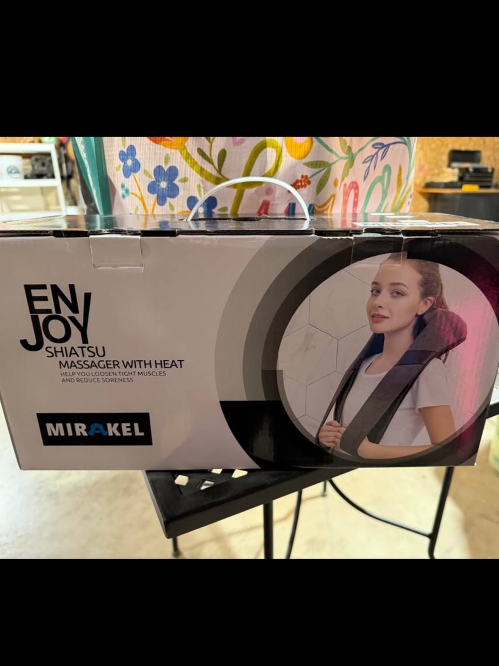 Enjoy Shiatsu Massager with Heat - Black